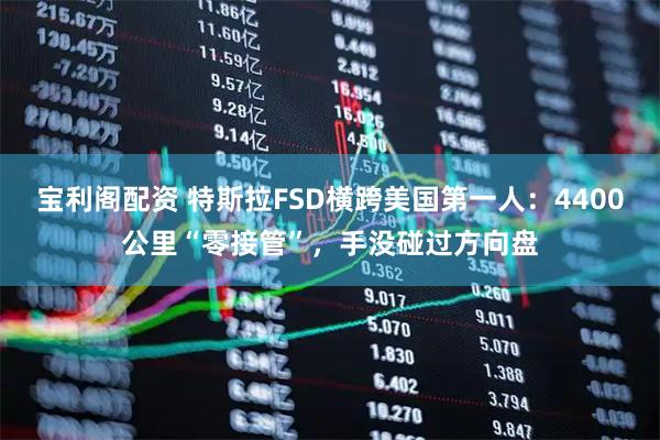 宝利阁配资 特斯拉FSD横跨美国第一人：4400公里“零接管”，手没碰过方向盘